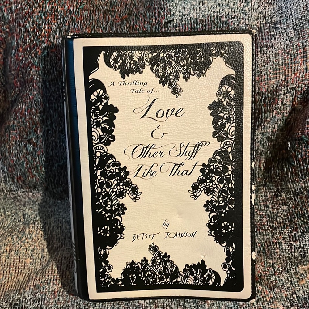 Betsey Johnson Book Ivory Love and Other Stuff Like That Shoulder bag